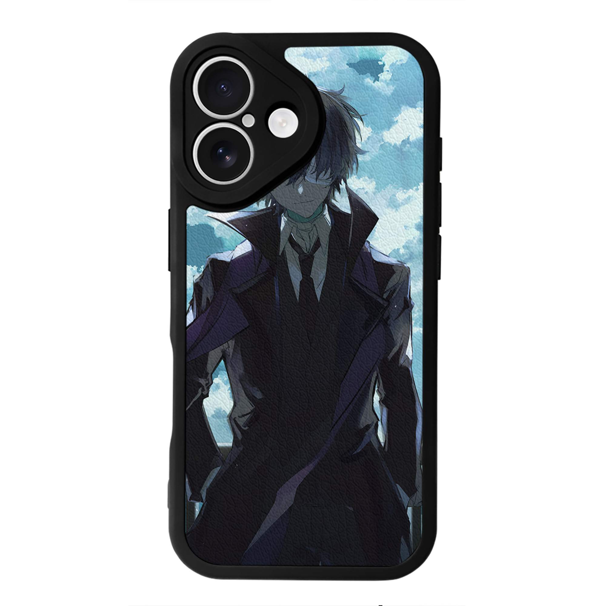 （画像用） 文豪ストレイドッグス Bungo Stray Dogs 【iPhone 16シリーズ対応】シリコンスマホケース（レザー調） 材質：シリコン